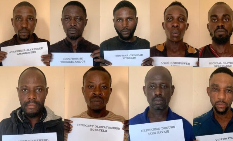 Akwa Ibom Security : Court Jails Nine Men 10 Years Each For Oil Theft